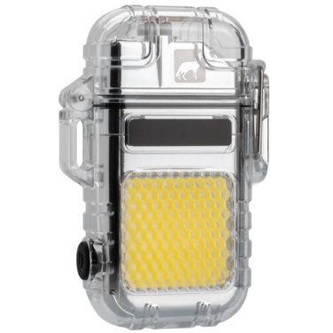 Logotrade promotional merchandise photo of: Electrical lighter CALBUCO Schwarzwolf