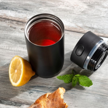 Logotrade promotional merchandise photo of: Thermo mug ADRASAN 240 ml Schwarzwolf