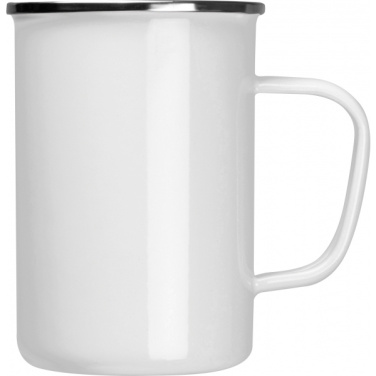 Logotrade promotional gift image of: Enamel cup Adelaine
