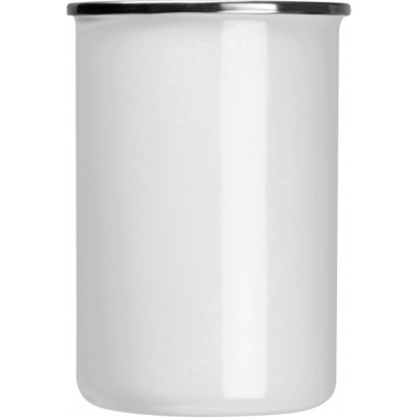 Logotrade promotional giveaway image of: Enamel cup Adelaine