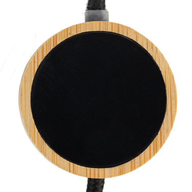 Logo trade promotional products picture of: 4in1 long wooden cable with elighted logo for engraving