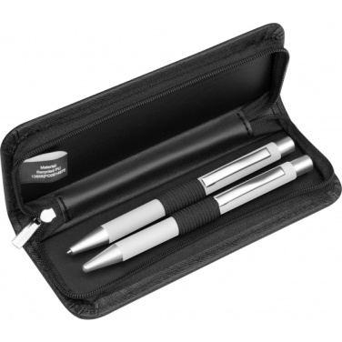 Logotrade promotional gift picture of: Writing set soft touch Uppsala