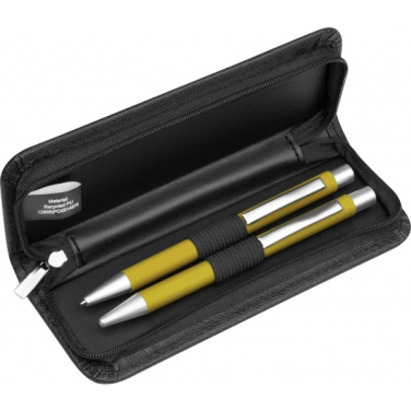Logotrade promotional item image of: Writing set soft touch Uppsala
