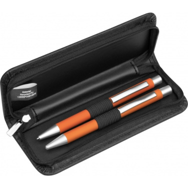 Logo trade promotional product photo of: Writing set soft touch Uppsala