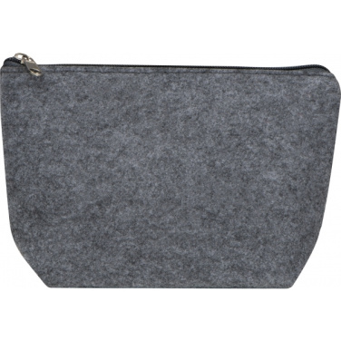 Logo trade promotional giveaways image of: RPET cosmetic bag Cremona