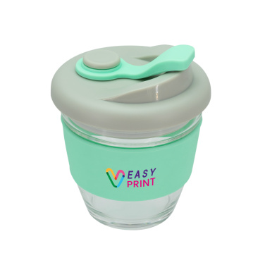Logotrade promotional giveaway image of: Glass coffee cup 227 ml