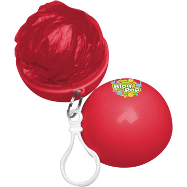 Logotrade corporate gifts photo of: Xina rain poncho in storage ball with keychain