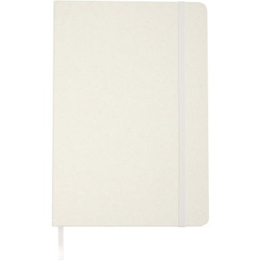 Logo trade promotional products picture of: Bass A5 recycled hard cover notebook with lined pages