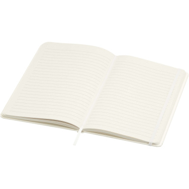 Logotrade promotional product image of: Bass A5 recycled hard cover notebook with lined pages