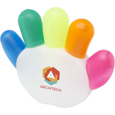 Logotrade promotional item picture of: Patina 5-colour highlighter