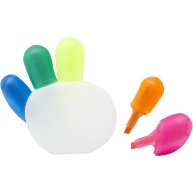 Logo trade corporate gifts picture of: Patina 5-colour highlighter