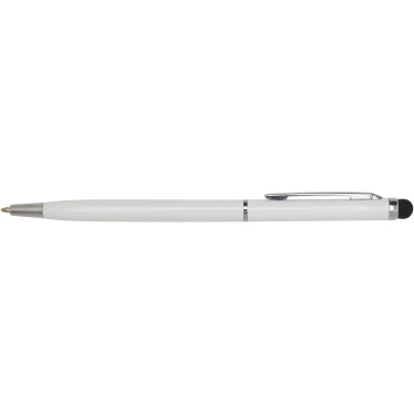 Logo trade business gifts image of: Ore aluminium ballpoint pen with stylus