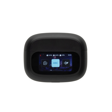 Logotrade promotional product picture of: Airtune RCS recycled plastic ANC earbuds with touch screen