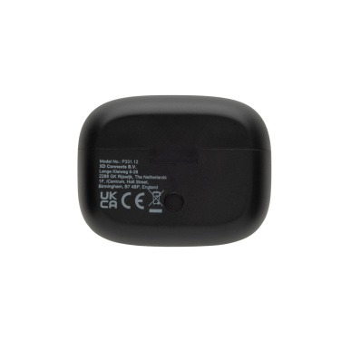 Logotrade promotional item picture of: Airtune RCS recycled plastic ANC earbuds with touch screen