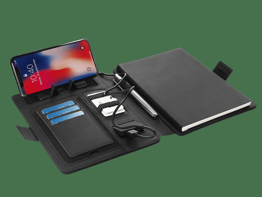 Logo trade promotional products picture of: HERMANO Power Bank Organizer 54713000