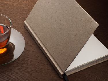 Logo trade promotional merchandise image of: Recycled Tea Notebook 209734000