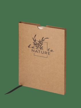 Logo trade promotional giveaways image of: Recycled Tea Notebook 209734000