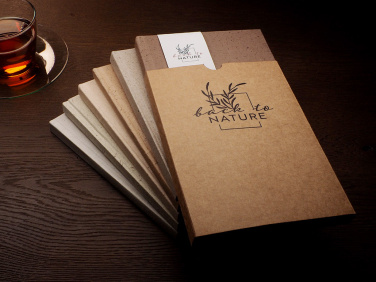 Logotrade promotional giveaway image of: Recycled Coffee Notebook 209733900