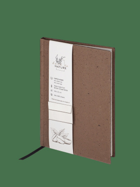 Logotrade corporate gift picture of: Recycled Coffee Notebook 209733900