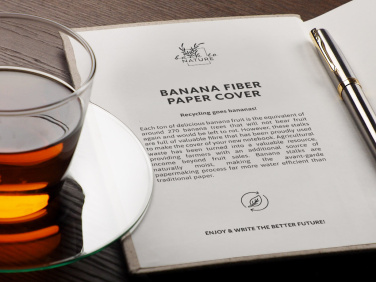 Logotrade promotional item image of: Recycled Banana Notebook 209734200