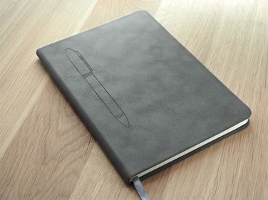 Logotrade promotional product picture of: Magnetic notebook with a pen 124715100