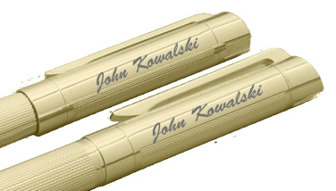 Logo trade promotional items image of: MACBETH pen set 98203600