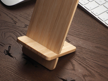 Logo trade promotional merchandise image of: Wooden telephone stand 1834292