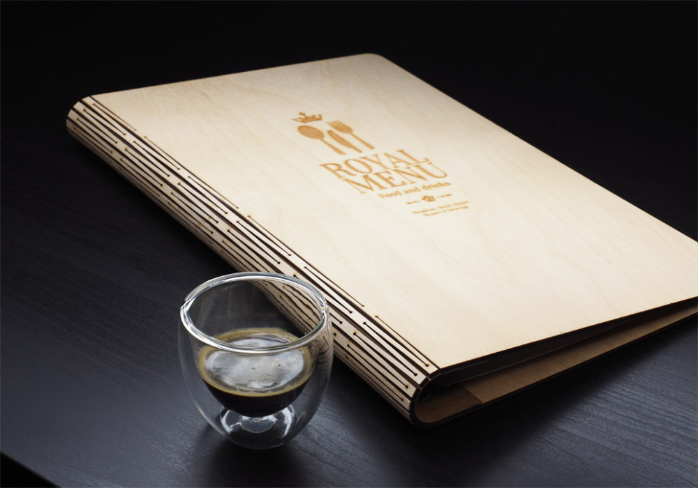Logo trade promotional gifts image of: Menu cover 1109121
