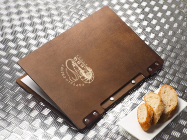 Logo trade corporate gifts image of: Menu cover 1955121