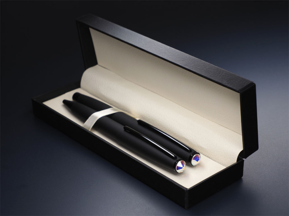 Logotrade promotional item image of: Swarovski Crystal Pen set 1236036