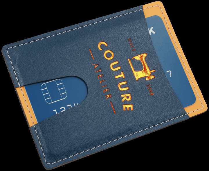 Logo trade promotional items image of: Credit card holder 544119