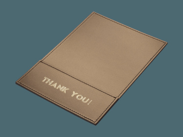 Logo trade promotional giveaways image of: Bill holder 1053094
