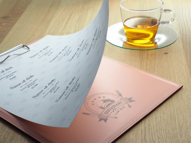 Logo trade promotional gifts image of: Clipboard menu 1027094