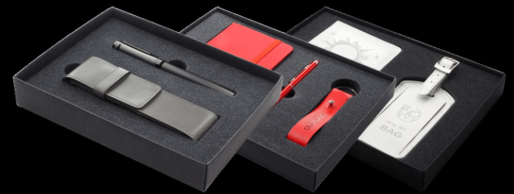 Logo trade corporate gifts image of: Box for a set (19,7x14,5x3,5cm) 989037