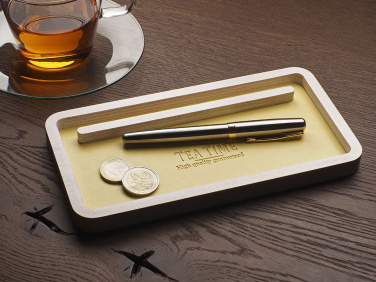 Logo trade promotional merchandise photo of: Wooden organiser 1844121