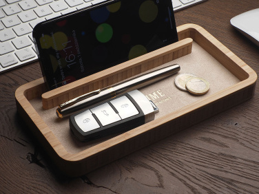 Logo trade promotional merchandise photo of: Wooden desk organiser 1850292