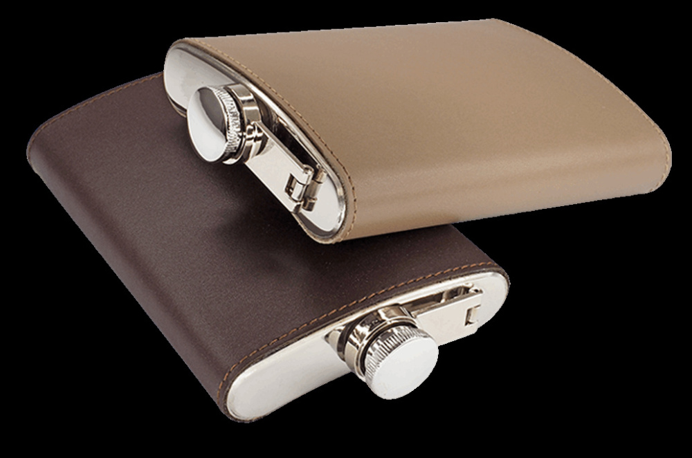 Logo trade promotional giveaways picture of: Hip flask 425131