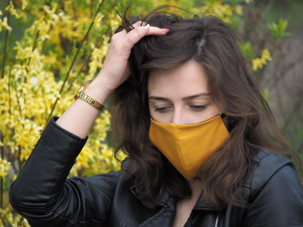 Logo trade promotional gift photo of: VENUS cotton face mask 1377165