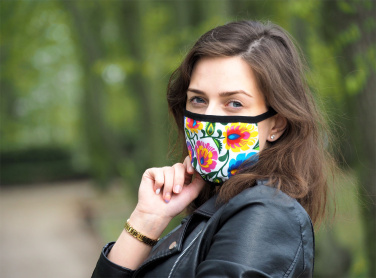 Logotrade advertising products photo of: MARS PRO cotton mask (size M) with pocket and HEPA filter 1380165