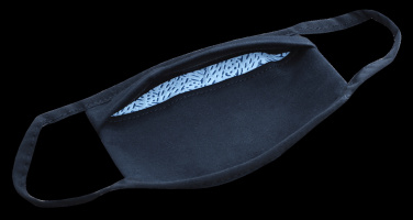 Logo trade promotional gift photo of: MARS PRO cotton mask (size M) with pocket and HEPA filter 1380165