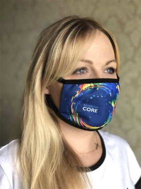 Logo trade promotional gifts image of: MARS PRO cotton mask (size M) with pocket and HEPA filter 1380165