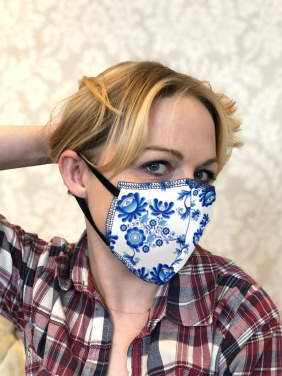 Logotrade promotional gift image of: ZEFIR cotton face mask 1400165