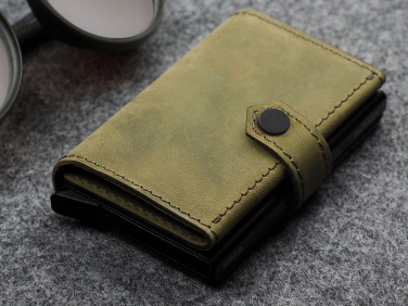 Logotrade promotional merchandise picture of: RFID wallet - Hunter Leather 2109284