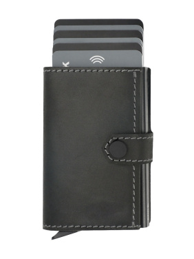 Logotrade promotional gift picture of: RFID wallet - Hunter Leather 2109284