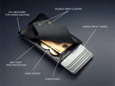 Logo trade promotional products image of: RFID wallet 545131