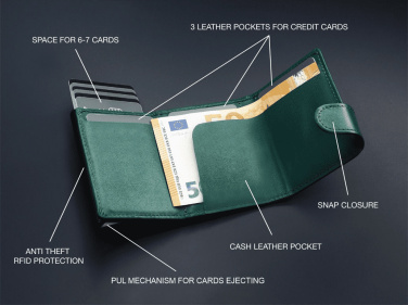 Logo trade promotional giveaway photo of: RFID wallet 618131