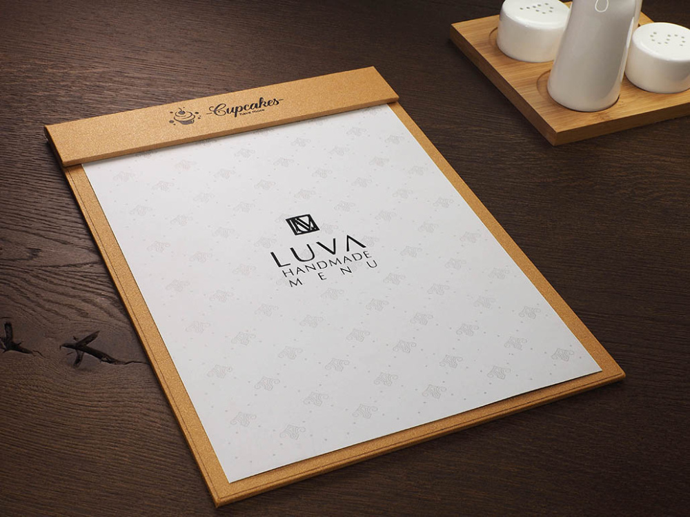 Logo trade promotional item photo of: Menu cover 1241280