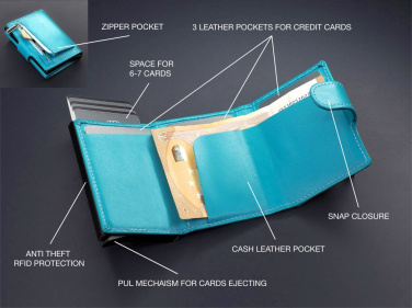 Logo trade promotional giveaways image of: RFID wallet 1237131