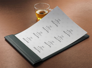 Logo trade promotional gifts image of: Menu cover 1241239