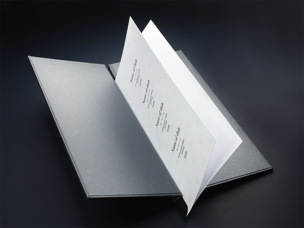 Logo trade promotional items picture of: Menu cover 1680280